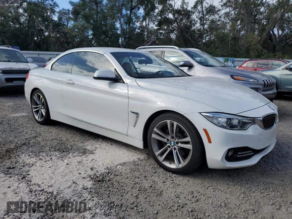 2016 BMW 4 Series 428i with VIN WBA3V7C54G5A27939, listed as a Copart auction lot 80689834 with 66,698 mi miles and Salvage title. Bid and sale history available at DreamBid. Image 4.