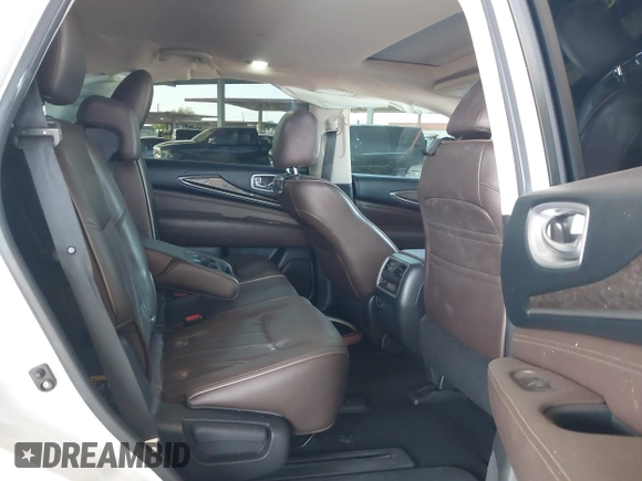 2015 Infiniti QX60 with VIN 5N1AL0MN8FC507152, listed as a IAAI auction lot 41935938 with 122,219 mi miles and . Bid and sale history available at DreamBid. Image 8.