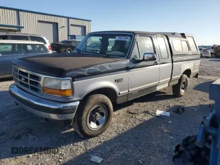 1995 Ford F-150 with VIN 1FTEX14N6SKB67175, listed as a Copart auction lot 73457384 with 292,677 mi miles and Salvage Title. Bid and sale history available at carsss.com. Image 1.