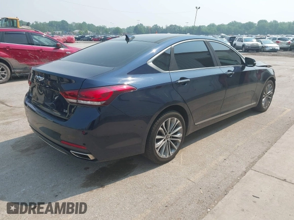 2018 Genesis G80 3.8L with VIN KMHGN4JE3JU246872, listed as a IAAI auction lot 42436770 with 66,022 mi miles and . Bid and sale history available at DreamBid. Image 4.
