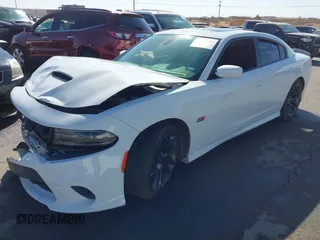 2021 Dodge Charger Scat Pack Widebody with VIN 2C3CDXGJ2MH598378, listed as a IAAI auction lot 41673126 with 41,297 mi miles. Bid and sale history available at carsss.com. Image 17.