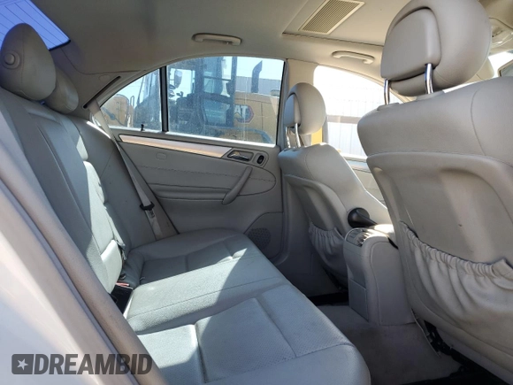 2005 Mercedes-Benz C with VIN WDBRF40J65F600840, listed as a Copart auction lot 52964845 with 206,094 mi miles and Salvage Title. Bid and sale history available at DreamBid. Image 10.