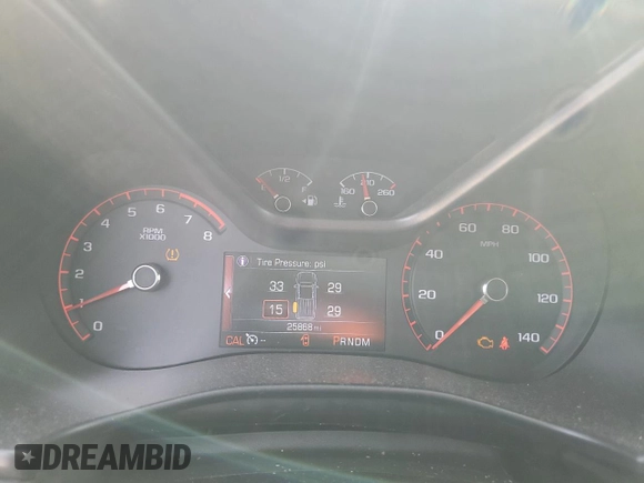 2015 GMC Canyon 2WD SLE with VIN 1GTG5BEA1F1154510, listed as a Copart auction lot 69799544 with 25,868 mi miles and Salvage Title. Bid and sale history available at carsss.com. Image 9.