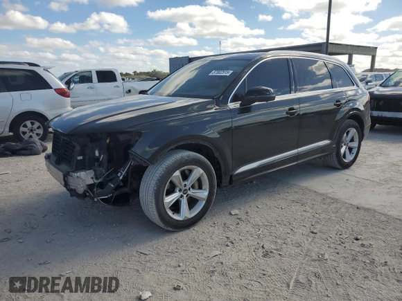 2021 Audi Q7 Premium with VIN WA1AJAF7XMD025802, listed as a Copart auction lot 87802515 with 125,460 mi miles and Non Repairable. Bid and sale history available at carsss.com. Image 1.