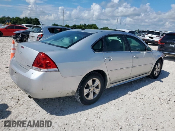 2014 Chevrolet Impala LS with VIN 2G1WA5E36E1147421, listed as a Copart auction lot 62176825 with 174,615 mi miles and Salvage title. Bid and sale history available at DreamBid. Image 3.