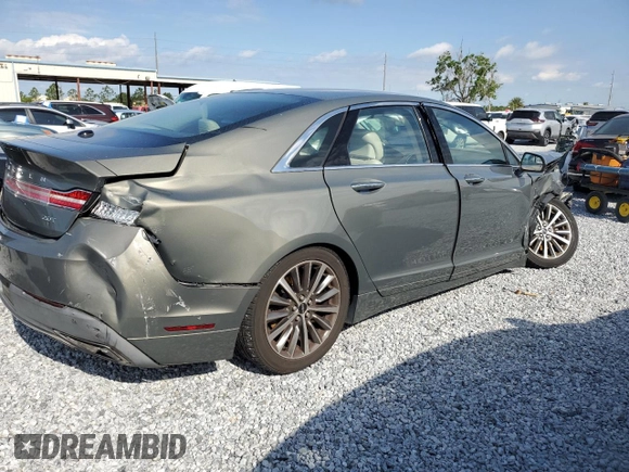 2017 Lincoln MKZ Select with VIN 3LN6L5C99HR604081, listed as a Copart auction lot 53039045 with Not Provided miles and Salvage Title. Bid and sale history available at carsss.com. Image 3.