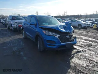 2020 Hyundai Tucson Value with VIN KM8J3CA41LU262150, listed as a IAAI auction lot 41482427 with 20,978 mi miles. Bid and sale history available at carsss.com. Image 1.