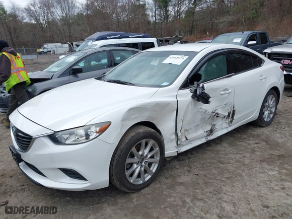 2016 Mazda Mazda6 i Sport with VIN JM1GJ1U53G1451550, listed as a IAAI auction lot 41868979 with 63,927 mi miles. Bid and sale history available at carsss.com. Image 17.