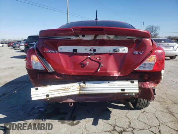 2016 Nissan Versa SV with VIN 3N1CN7AP4GL911533, listed as a Copart auction lot 50102825 with 126,072 mi miles and Salvage Title. Bid and sale history available at carsss.com. Image 6.