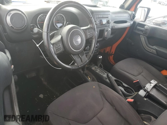 2013 Jeep Wrangler Sport with VIN 1C4AJWAG7DL550851, listed as a Copart auction lot 88639225 with Not Provided miles and Salvage Title. Bid and sale history available at carsss.com. Image 8.