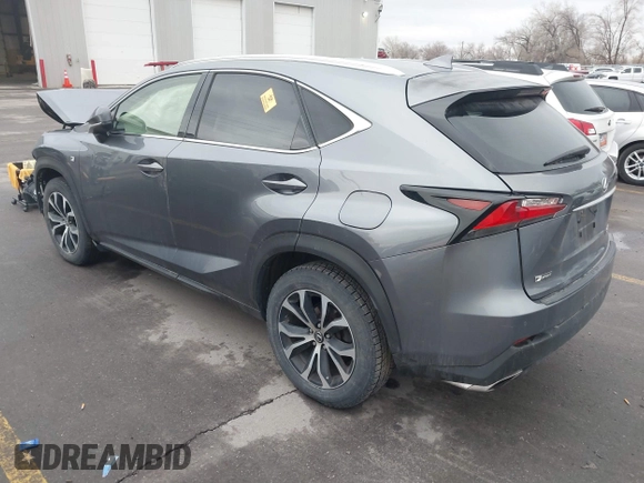 2016 Lexus NX 200t with VIN JTJBARBZ3G2081951, listed as a IAAI auction lot 38770511 with Not Provided miles and . Bid and sale history available at DreamBid. Image 3.