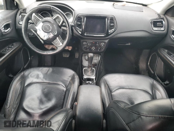 2018 Jeep Compass Limited with VIN 3C4NJDCB4JT440556, listed as a Copart auction lot 46345255 with Not Provided miles and Salvage Title. Bid and sale history available at DreamBid. Image 8.