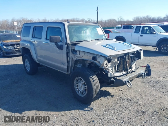 2007 Hummer H3 SUV with VIN 5GTDN13E078168015, listed as a IAAI auction lot 41695489 with 179,056 mi miles and . Bid and sale history available at DreamBid. Image 1.