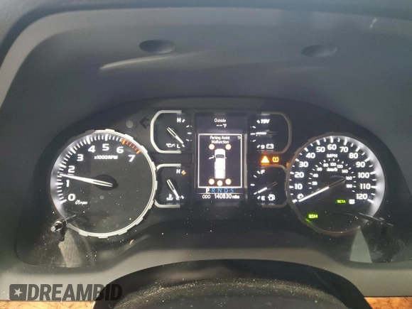 2018 Toyota Tundra SR5 with VIN 5TFAW5F16JX748325, listed as a Copart auction lot 58472055 with 140,830 mi miles and Salvage title. Bid and sale history available at DreamBid. Image 9.
