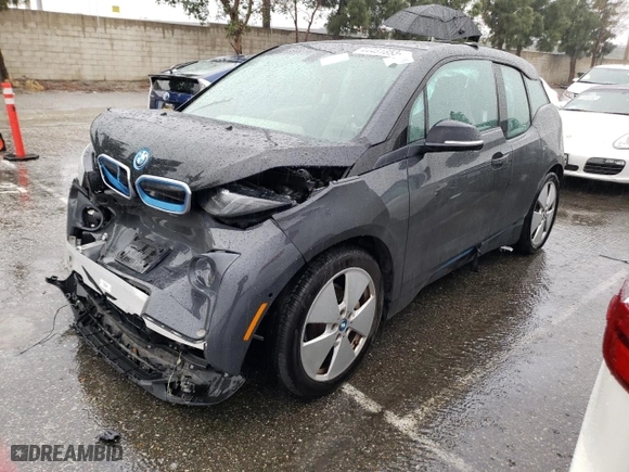 2015 BMW i3 with VIN WBY1Z4C57FV503091, listed as a Copart auction lot 44481853 with 0 mi miles. Bid and sale history available at carsss.com. Image 1.