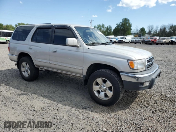 1999 Toyota 4Runner SR5 with VIN JT3GN86R7X0106125, listed as a Copart auction lot 55814775 with 292,758 mi miles and Clean Title. Bid and sale history available at DreamBid. Image 4.