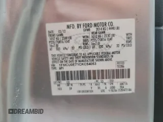 2012 Ford Escape Limited with VIN 1FMCU0E71CKC54053, listed as a Copart auction lot 66488294 with 139,751 mi miles and Salvage Title. Bid and sale history available at carsss.com. Image 14.