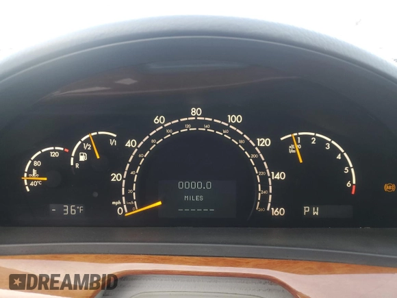 2002 Mercedes-Benz S 430 with VIN WDBNG70J32A302767, listed as a Copart auction lot 48614205 with Not provided miles and Clean title. Bid and sale history available at DreamBid. Image 9.