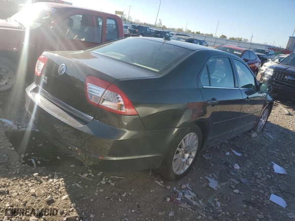 2007 Mercury Milan Premier with VIN 3MEHM08ZX7R651199, listed as a Copart auction lot 78508024 with 0 mi miles and Salvage Title. Bid and sale history available at carsss.com. Image 3.