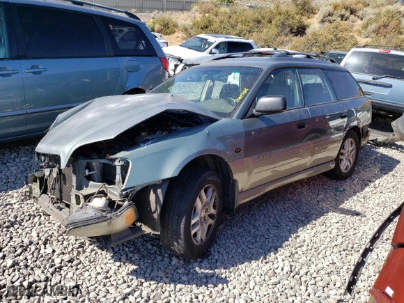 2002 Subaru Legacy Wagon Outback w/RB Equip with VIN 4S3BH665126652858, listed as a Copart auction lot 86098904 with 190,834 mi miles and Salvage Title. Bid and sale history available at carsss.com. Image 1.