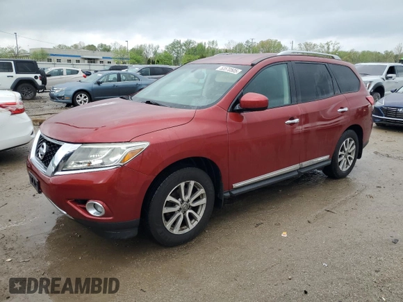 2013 Nissan Pathfinder SV z VIN 5N1AR2MM8DC607248, wystawiony jako Copart lot #53570505 z przebiegiem 153 931 mil mil oraz Nie do naprawy • Non repairable. Historia ofert i sprzedaży dostępna na DreamBid. Obrazek 1.