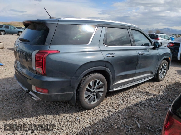 2020 Hyundai Palisade SEL z VIN KM8R2DHE2LU102174, wystawiony jako Copart lot #51379305 z przebiegiem 59 455 mil mil oraz Szkoda całkowita • Salvage title. Historia ofert i sprzedaży dostępna na DreamBid. Obrazek 3.