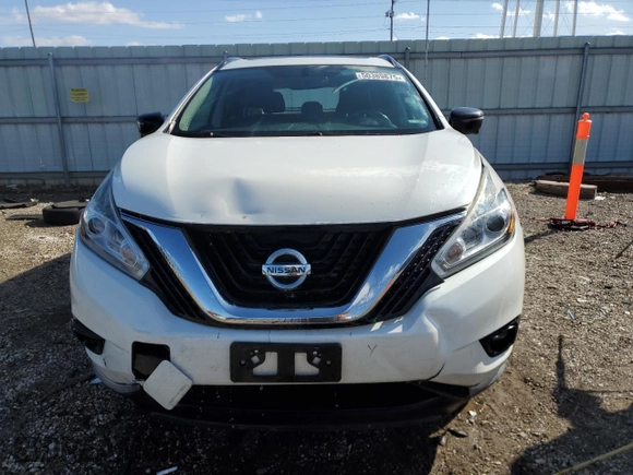 2017 Nissan Murano SL with VIN 5N1AZ2MH8HN189108, listed as a Copart auction lot 50389875 with 143,607 mi miles and Salvage Title. Bid and sale history available at carsss.com. Image 5.