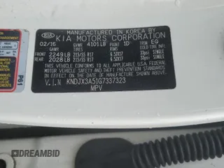 2016 Kia Soul ! with VIN KNDJX3A51G7337323, listed as a Copart auction lot 50302295 with 169,706 mi miles and Salvage Title. Bid and sale history available at carsss.com. Image 12.