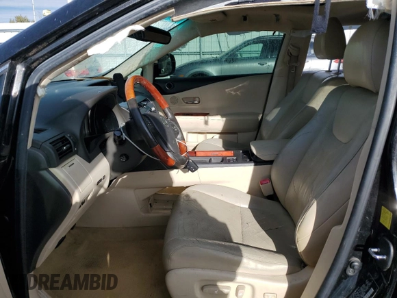 2011 Lexus RX 350 with VIN JTJBK1BA7B2013931, listed as a Copart auction lot 50087405 with 117,389 mi miles and Salvage Title. Bid and sale history available at DreamBid. Image 7.