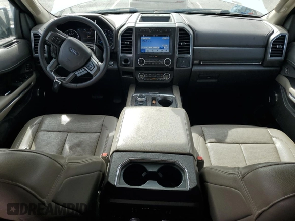 2019 Ford Expedition XLT with VIN 1FMJU1HT1KEA17386, listed as a Copart auction lot 51188035 with 132,588 mi miles and Salvage title. Bid and sale history available at DreamBid. Image 8.
