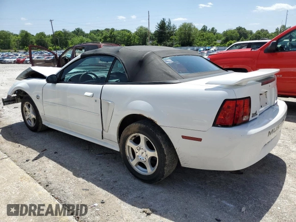 2004 Ford Mustang Deluxe with VIN 1FAFP44484F112788, listed as a Copart auction lot 58056134 with 190,207 mi miles and Non Repairable. Bid and sale history available at carsss.com. Image 2.
