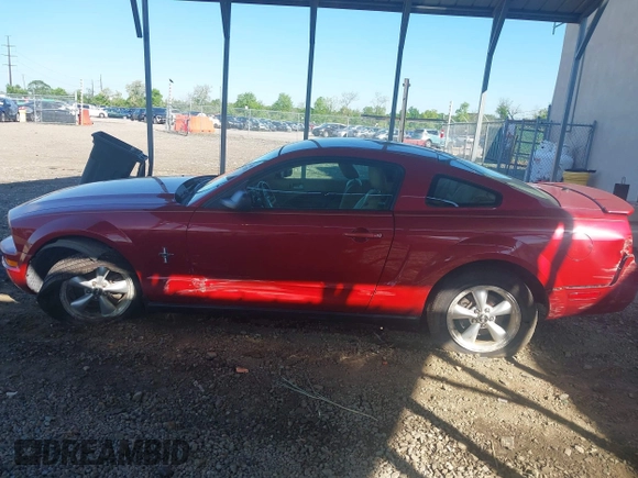 2008 Ford Mustang Deluxe with VIN 1ZVHT80N185124424, listed as a IAAI auction lot 42216870 with 45,660 mi miles and . Bid and sale history available at DreamBid. Image 14.