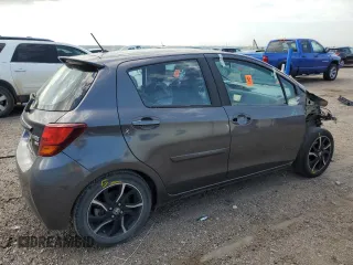 2015 Toyota Yaris L with VIN VNKKTUD36FA054117, listed as a Copart auction lot 65542094 with 66,117 mi miles and Salvage Title. Bid and sale history available at carsss.com. Image 3.