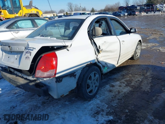 2005 Hyundai Elantra GLS z VIN KMHDN46D25U008262, wystawiony jako IAAI lot #41282976 z przebiegiem 127 731 mil mil oraz . Historia ofert i sprzedaży dostępna na DreamBid. Obrazek 4.