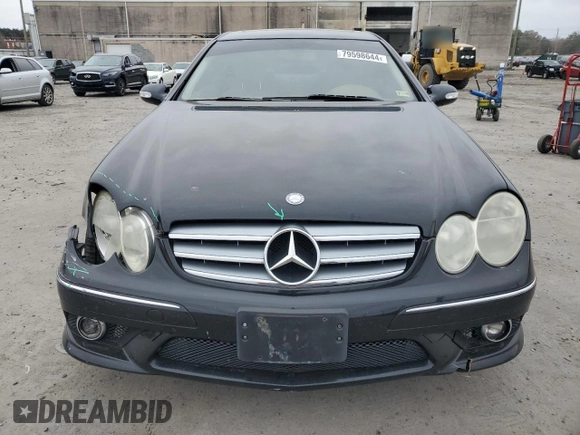 2009 Mercedes-Benz CLK 350 with VIN WDBTJ56H79F268881, listed as a Copart auction lot 79598644 with 147,088 mi miles and Salvage Title. Bid and sale history available at DreamBid. Image 5.