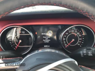 2021 Jeep Wrangler Rubicon with VIN 1C4HJXCG9MW794033, listed as a Copart auction lot 82809014 with 30,590 mi miles and Salvage title. Bid and sale history available at DreamBid. Image 9.