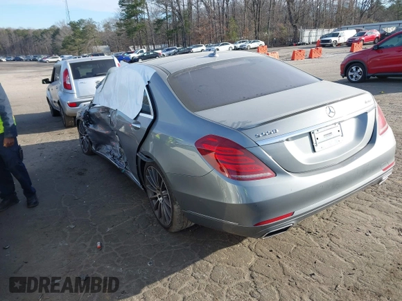 2015 Mercedes-Benz S 550 with VIN WDDUG8FB2FA107693, listed as a IAAI auction lot 41684610 with Not provided miles and . Bid and sale history available at DreamBid. Image 3.
