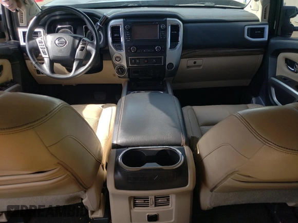 2017 Nissan Titan XD SL with VIN 1N6BA1F44HN510174, listed as a Copart auction lot 63245694 with 121,868 mi miles and Salvage Title. Bid and sale history available at carsss.com. Image 8.
