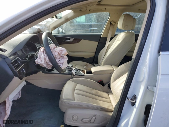 2017 Audi A4 Premium Plus with VIN WAUENAF41HN017182, listed as a Copart auction lot 46531215 with 45,858 mi miles and Salvage Title. Bid and sale history available at carsss.com. Image 7.