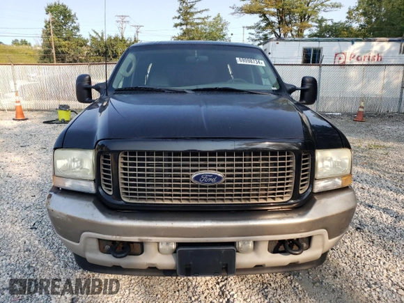 2003 Ford Excursion z VIN 1FMNU44S93EA06749, wystawiony jako Copart lot #69998734 z przebiegiem 209 822 mil mil oraz Czysty tytuł • Clean title. Historia ofert i sprzedaży dostępna na DreamBid. Obrazek 5.