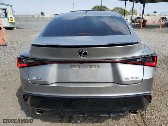 2021 Lexus IS with VIN JTHGZ1B22M5046333, listed as a Copart auction lot 57528124 with NaN miles and Salvage Title. Bid and sale history available at carsss.com. Image 6.