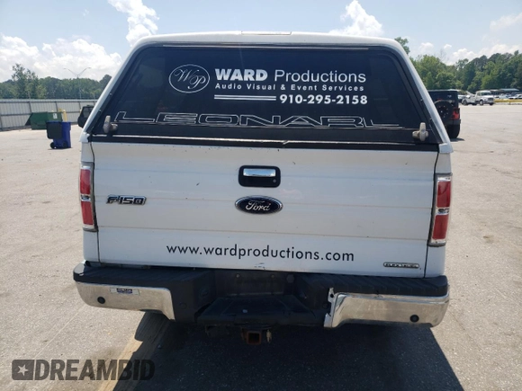 2012 Ford F-150 XL with VIN 1FTFW1EF6CFC69052, listed as a Copart auction lot 55739865 with 280,247 mi miles and Salvage title. Bid and sale history available at DreamBid. Image 6.