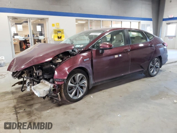 2018 Honda Clarity Touring with VIN JHMZC5F32JC016650, listed as a Copart auction lot 82589894 with Not Provided miles and Salvage Title. Bid and sale history available at DreamBid. Image 1.