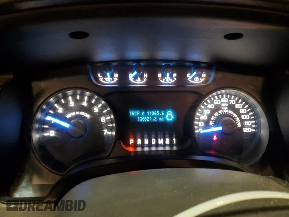 2012 Ford F-150 XL with VIN 1FTNF1CFXCKD70858, listed as a Copart auction lot 58184895 with 136,821 mi miles and Clean title. Bid and sale history available at DreamBid. Image 9.