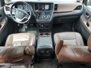 2015 Toyota Sienna Limited with VIN 5TDDK3DC7FS114715, listed as a Copart auction lot 55725385 with 114,645 mi miles and Salvage title. Bid and sale history available at DreamBid. Image 8.