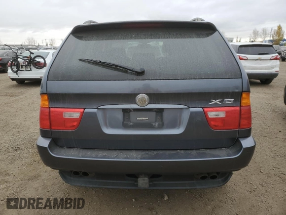 2003 BMW X5 4.4i with VIN 5UXFB33563LH39813, listed as a Copart auction lot 76931714 with 230,524 mi miles and Clean Title. Bid and sale history available at carsss.com. Image 6.