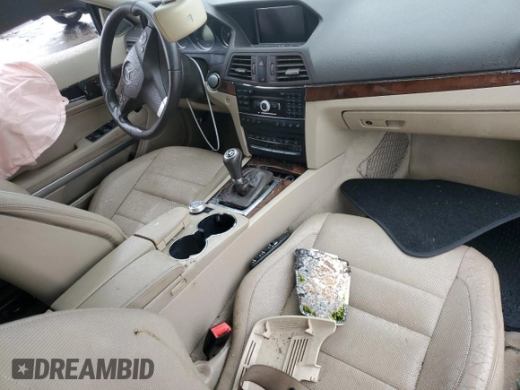 2011 Mercedes-Benz E-Class E 550 with VIN WDDKK7CF8BF129198, listed as a Copart auction lot 50033575 with 0 mi miles and Salvage Title. Bid and sale history available at carsss.com. Image 8.