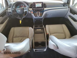 2020 Honda Odyssey Elite with VIN 5FNRL6H92LB059920, listed as a Copart auction lot 49993995 with 40,737 mi miles and Salvage Title. Bid and sale history available at DreamBid. Image 8.