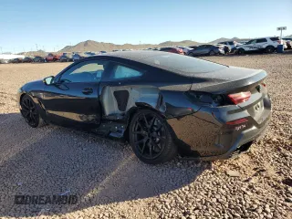 2021 BMW 8 Series 840i with VIN WBAAE2C09MCF72461, listed as a Copart auction lot 79049264 with 23,681 mi miles and Salvage Title. Bid and sale history available at carsss.com. Image 2.
