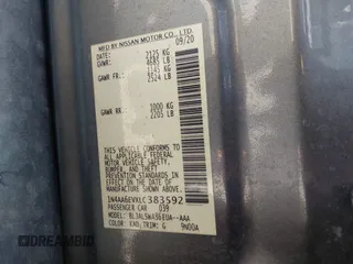 2020 Nissan Maxima SR with VIN 1N4AA6EVXLC383592, listed as a IAAI auction lot 42058071 with 103,014 mi miles and . Bid and sale history available at DreamBid. Image 9.